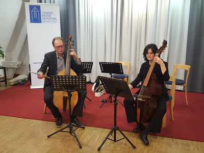 Dozentenkonzert in Neuwied-Engers, Freek Borstlap und Antje Plieg-Oemig. Copyright: Angelika Hollmann